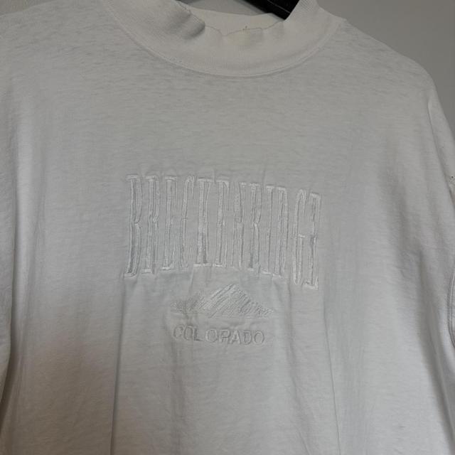 South Bay White Mock Neck
