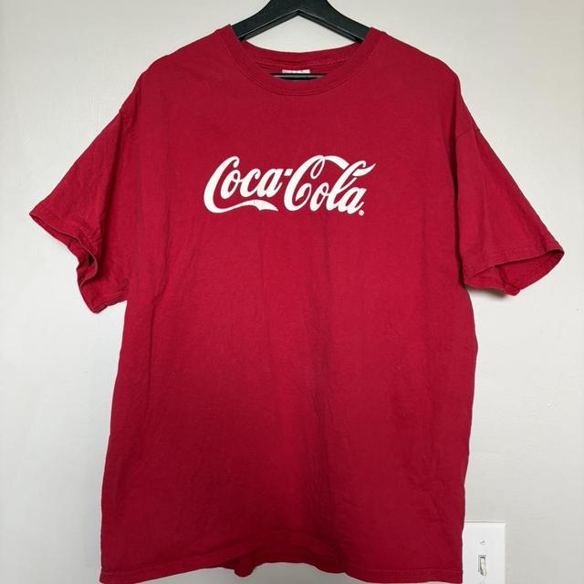 Coca Cola Red And White Cotton