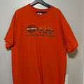 Harley Davidson Orange Graphic T Shirt