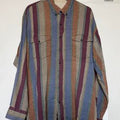 Vintage 90s Earth Tone Striped