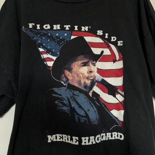 Merle Haggard Fightin Side Black