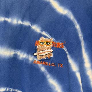 Hooters Blue Tie Die Xl