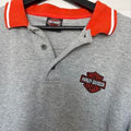 Harley Davidson Gray Polo Shirt