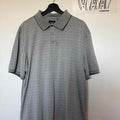 Haggar Grey Pattern Polo Shirt
