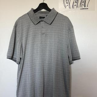 Haggar Grey Pattern Polo Shirt